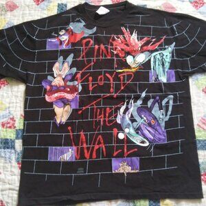 Vintage 1982 Pink Floyd The Wall AOP Single Stitch XL T-shirt